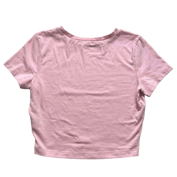 Target Wild Fable Cropped Pink Short-sleeve - Picture 2 of 3